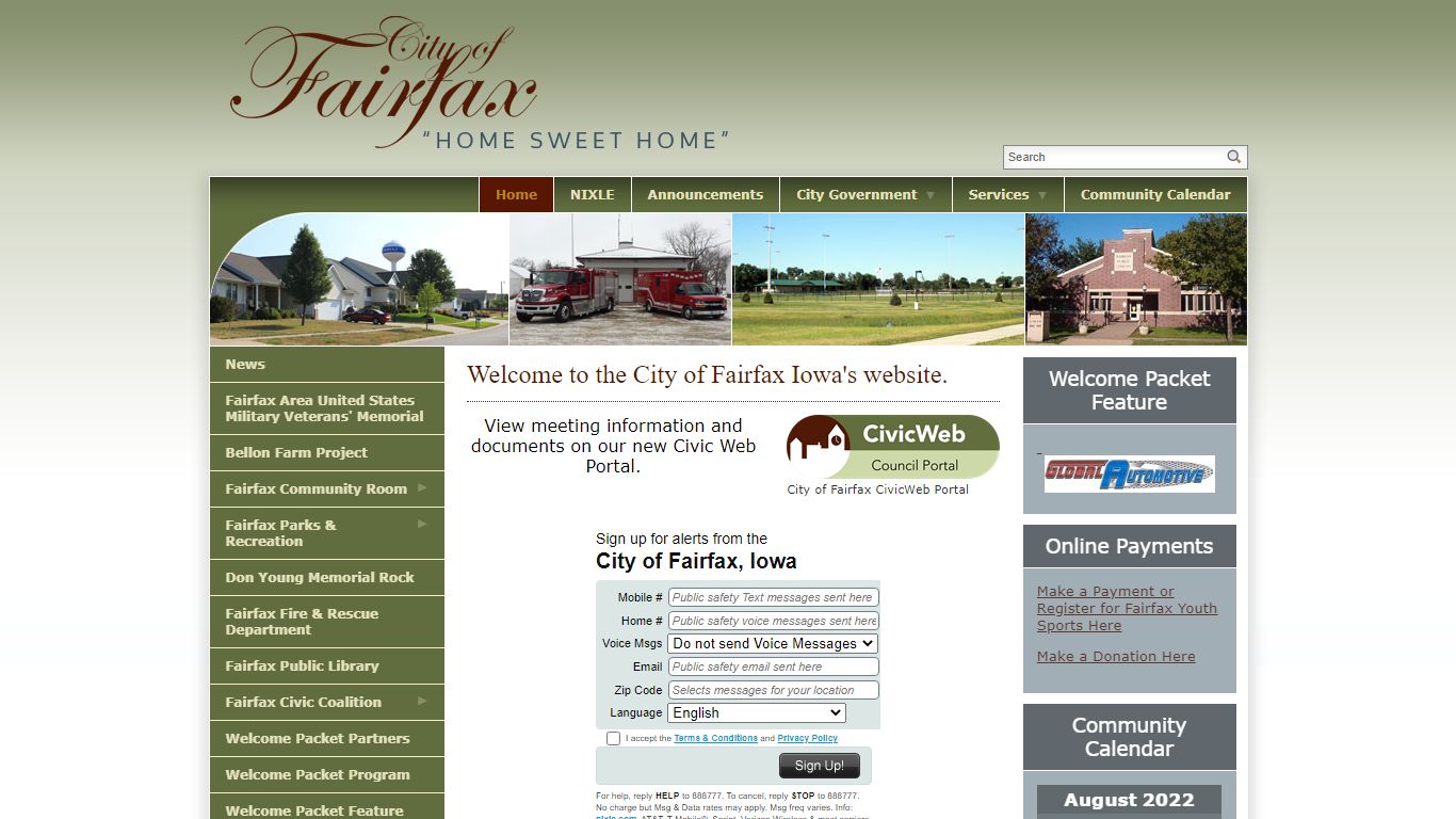 Fairfax Public Library - City of Fairfax, Iowa